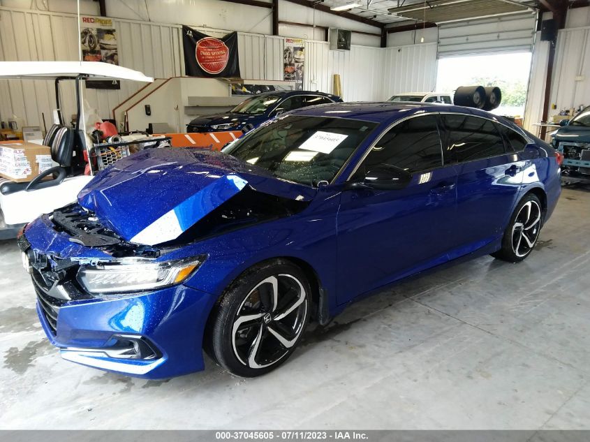 2022 HONDA ACCORD SEDAN SPORT - 1HGCV1F3XNA048646