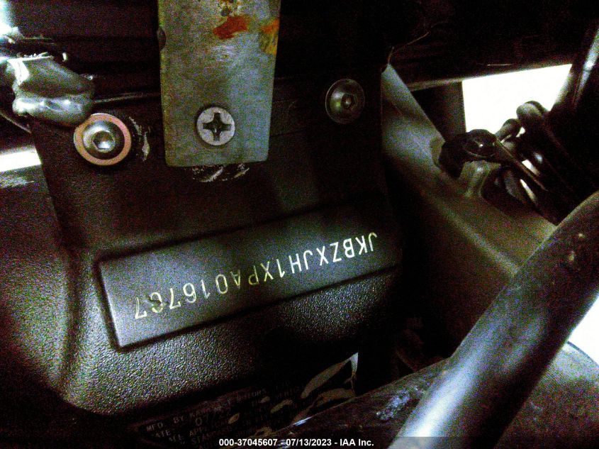 2023 KAWASAKI ZX636 K JKBZXJH1XPA016707