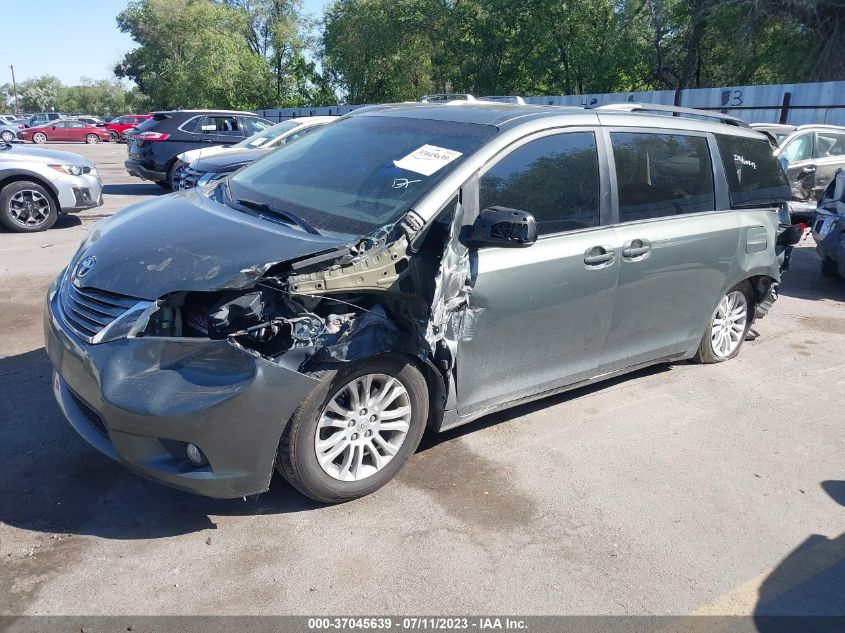 2013 TOYOTA SIENNA XLE/LIMITED - 5TDYK3DC0DF376607