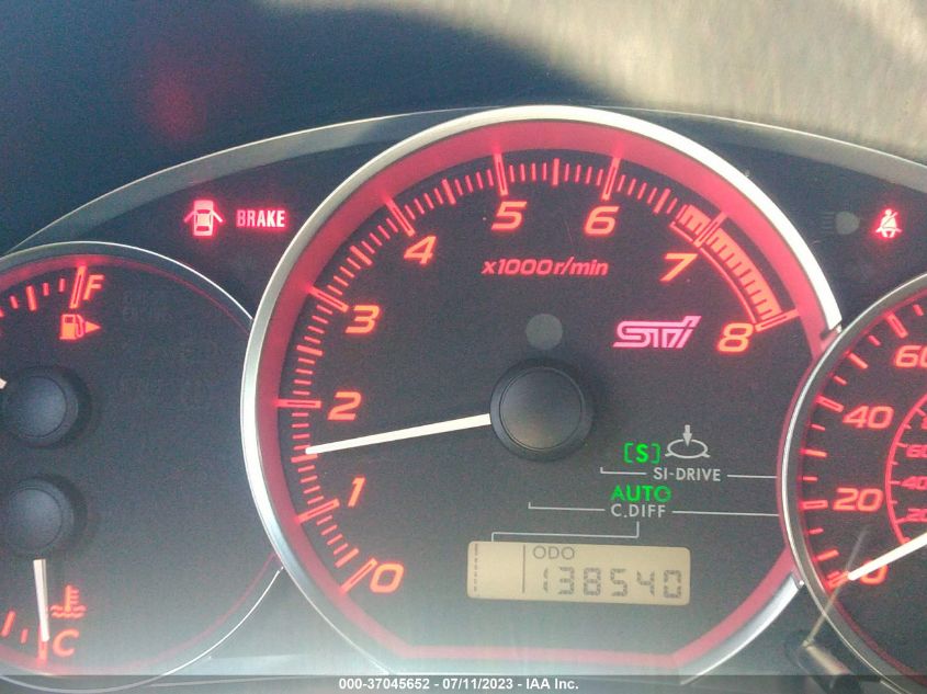 2014 SUBARU IMPREZA SEDAN WRX WRX STI LIMITED - JF1GV8J6XEL010015