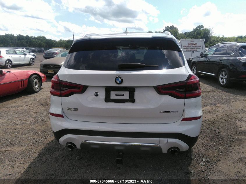 2019 BMW X3 XDRIVE30I - 5UXTR9C56KLP76549