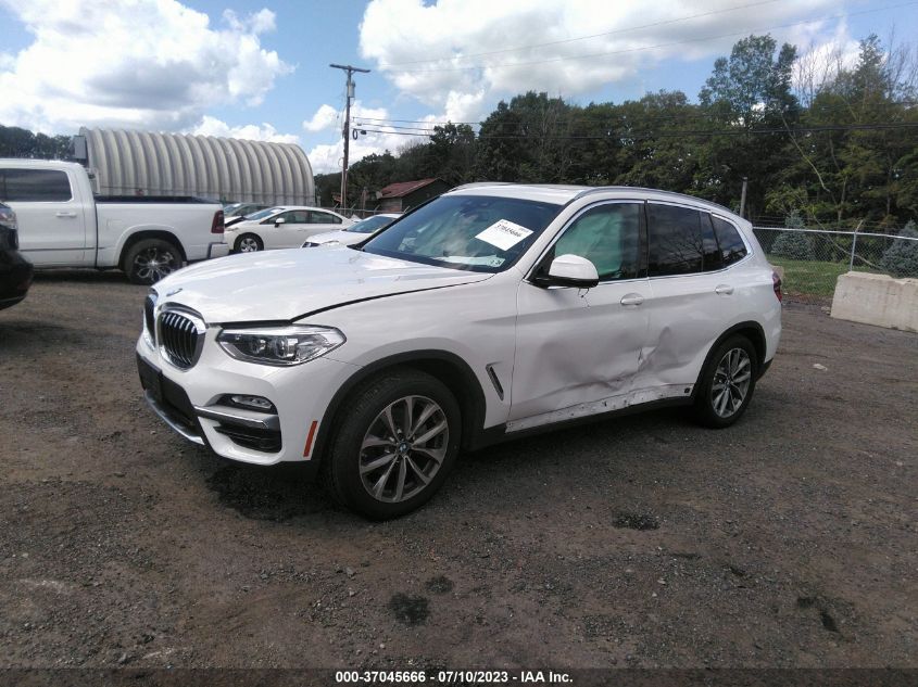 2019 BMW X3 XDRIVE30I - 5UXTR9C56KLP76549