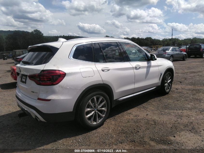 2019 BMW X3 XDRIVE30I - 5UXTR9C56KLP76549