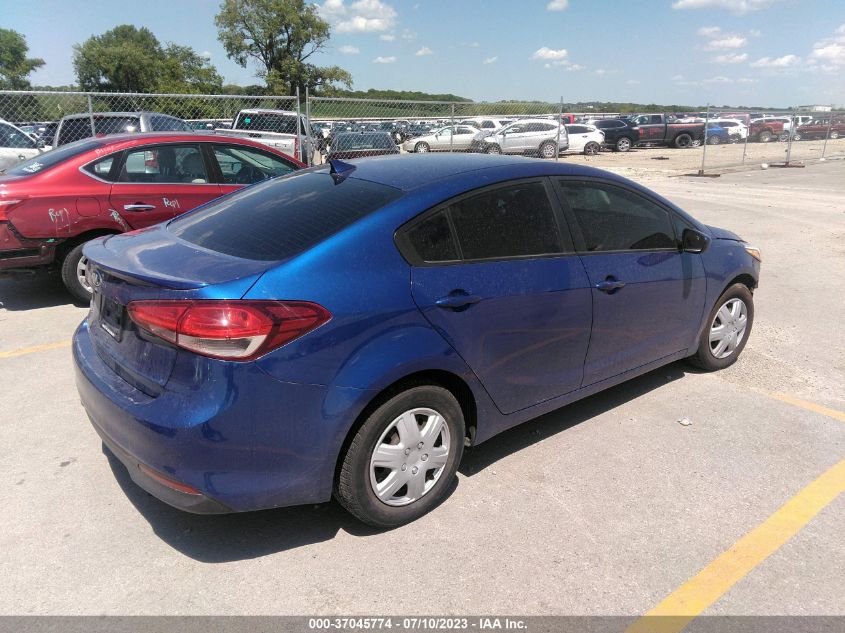 2017 KIA FORTE LX - 3KPFK4A70HE081608