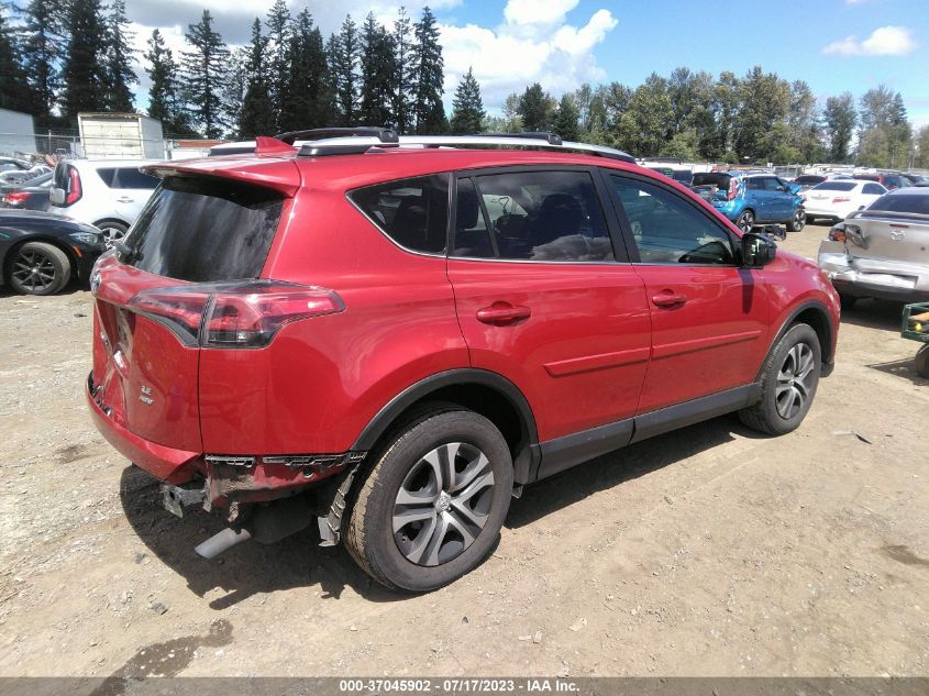 2016 TOYOTA RAV4 LE - JTMBFREV4GJ059654