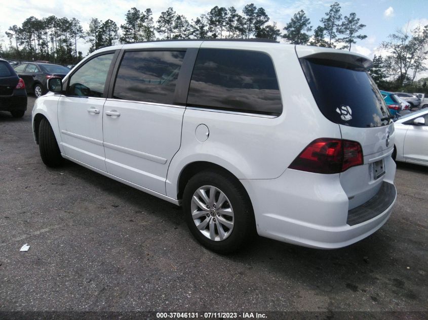 2014 VOLKSWAGEN ROUTAN SE W/RSE & NAVIGATION - 2C4RVABG3ER135236