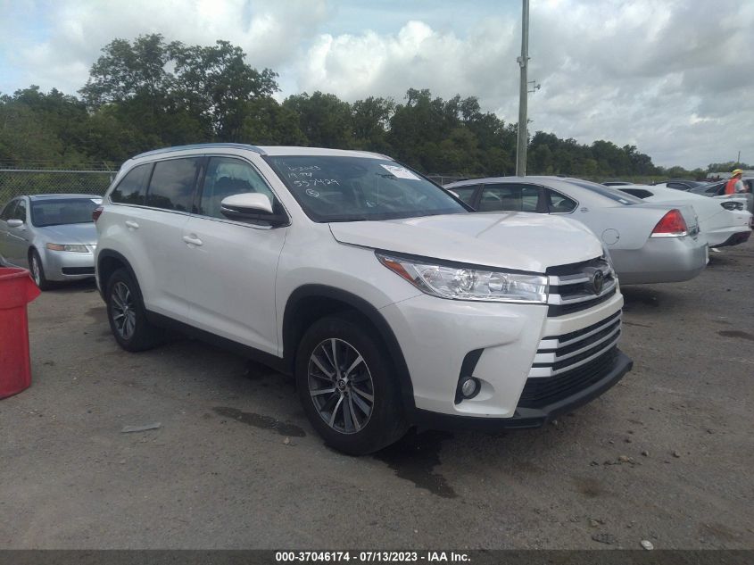 2019 TOYOTA HIGHLANDER SE/XLE - 5TDKZRFH6KS557429