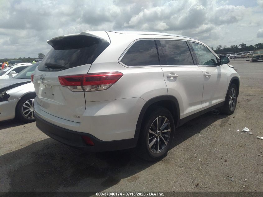 2019 TOYOTA HIGHLANDER SE/XLE - 5TDKZRFH6KS557429