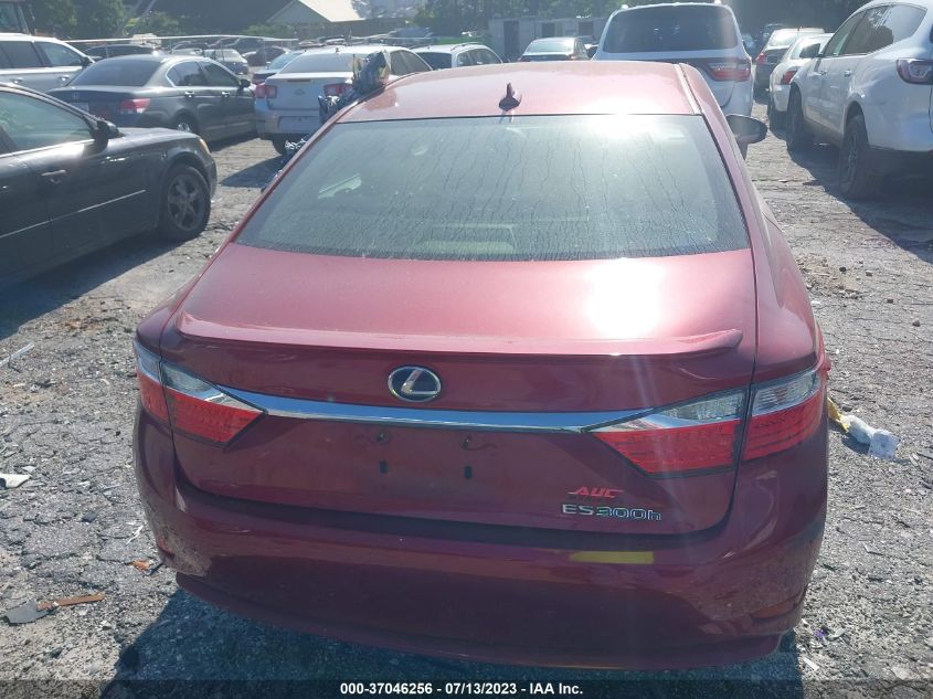 2013 LEXUS ES 300H HYBRID - JTHBW1GG1D2028012