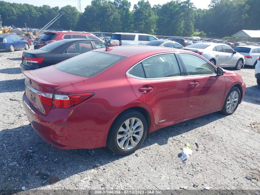 2013 LEXUS ES 300H HYBRID - JTHBW1GG1D2028012