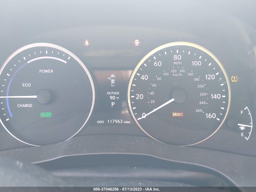 2013 LEXUS ES 300H HYBRID - JTHBW1GG1D2028012