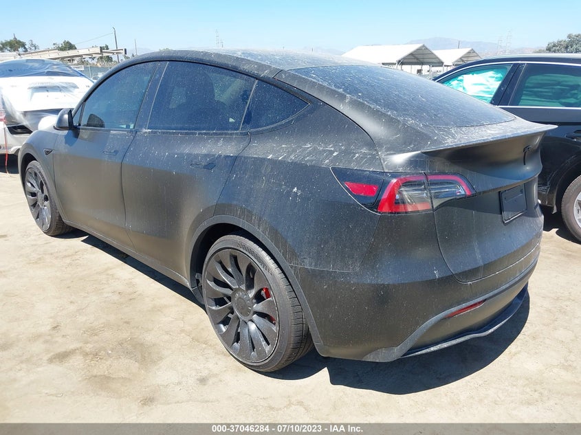 VIN 7SAYGDEF0NF500061 2022 TESLA MODEL Y