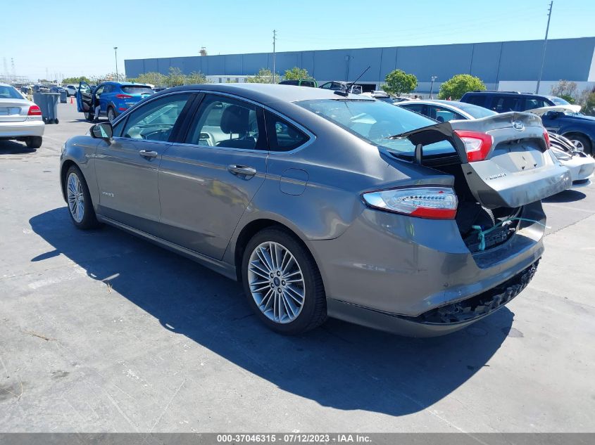 2014 FORD FUSION SE HYBRID - 3FA6P0LU7ER220897