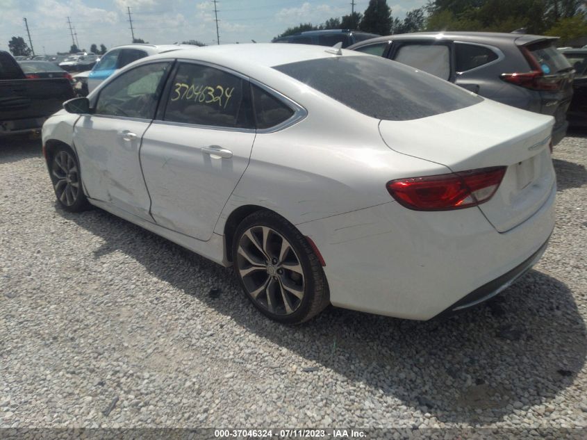 2015 CHRYSLER 200 C - 1C3CCCCB5FN501159