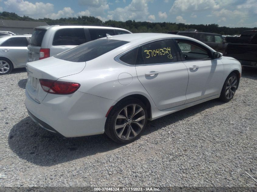 2015 CHRYSLER 200 C - 1C3CCCCB5FN501159