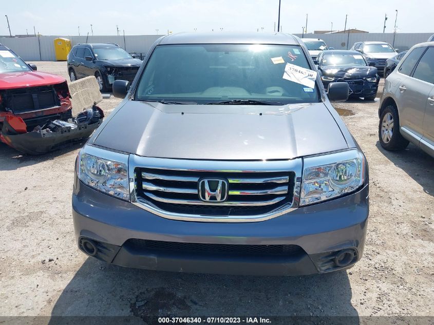 2015 HONDA PILOT LX - 5FNYF3H21FB012841