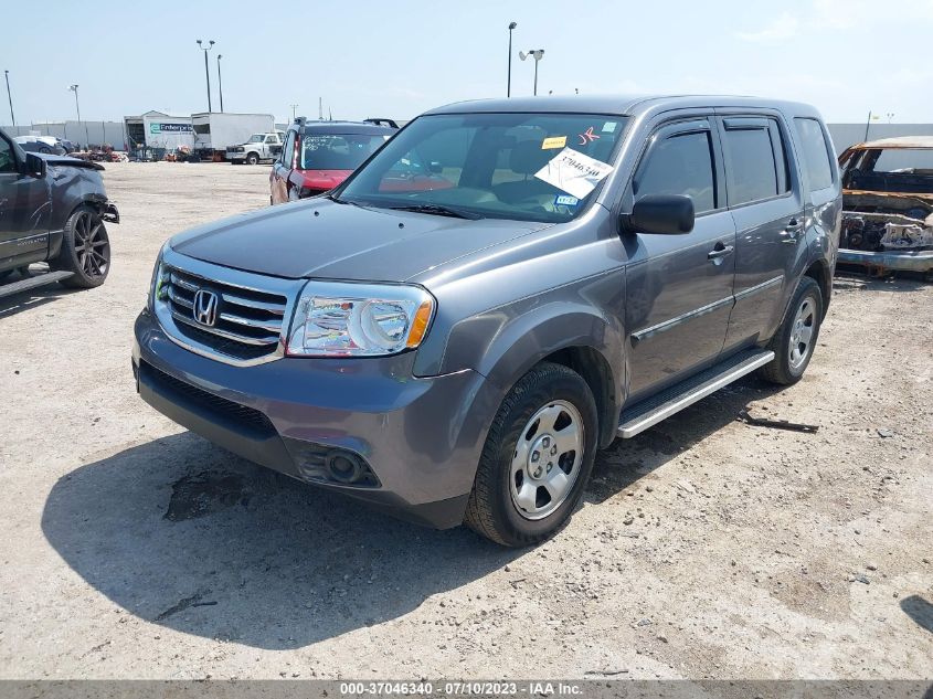 2015 HONDA PILOT LX - 5FNYF3H21FB012841
