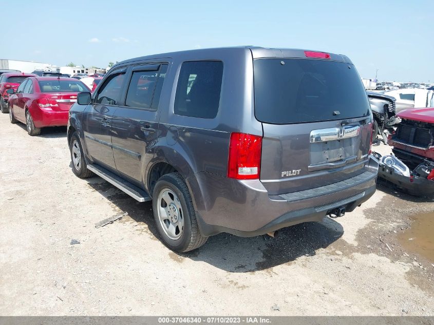 2015 HONDA PILOT LX - 5FNYF3H21FB012841