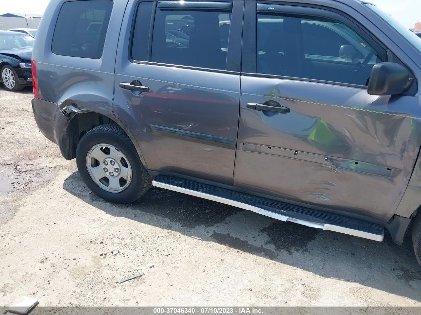 2015 HONDA PILOT LX - 5FNYF3H21FB012841