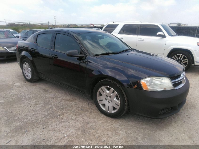 2013 DODGE AVENGER SE - 1C3CDZAB3DN754450