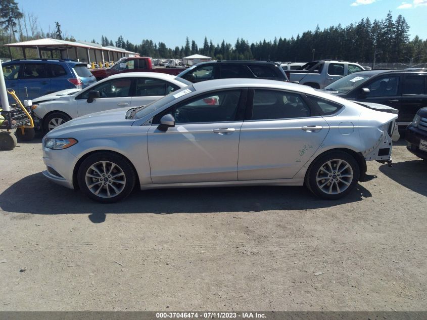 2017 FORD FUSION SE - 3FA6P0H70HR297344