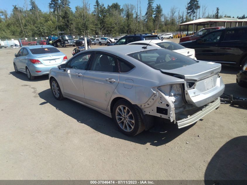 2017 FORD FUSION SE - 3FA6P0H70HR297344