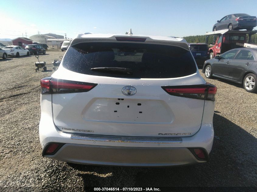 2020 TOYOTA HIGHLANDER PLATINUM - 5TDFZRBH6LS043394