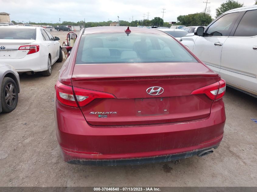 2016 HYUNDAI SONATA 2.4L SE - 5NPE24AF6GH353589