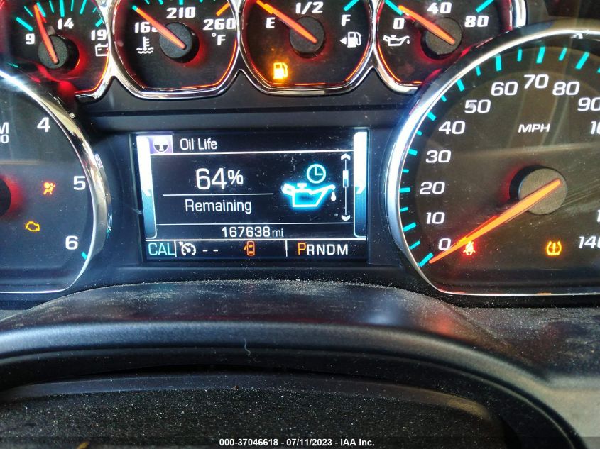2016 CHEVROLET SILVERADO 1500 HIGH COUNTRY - 3GCUKTEC1GG229163