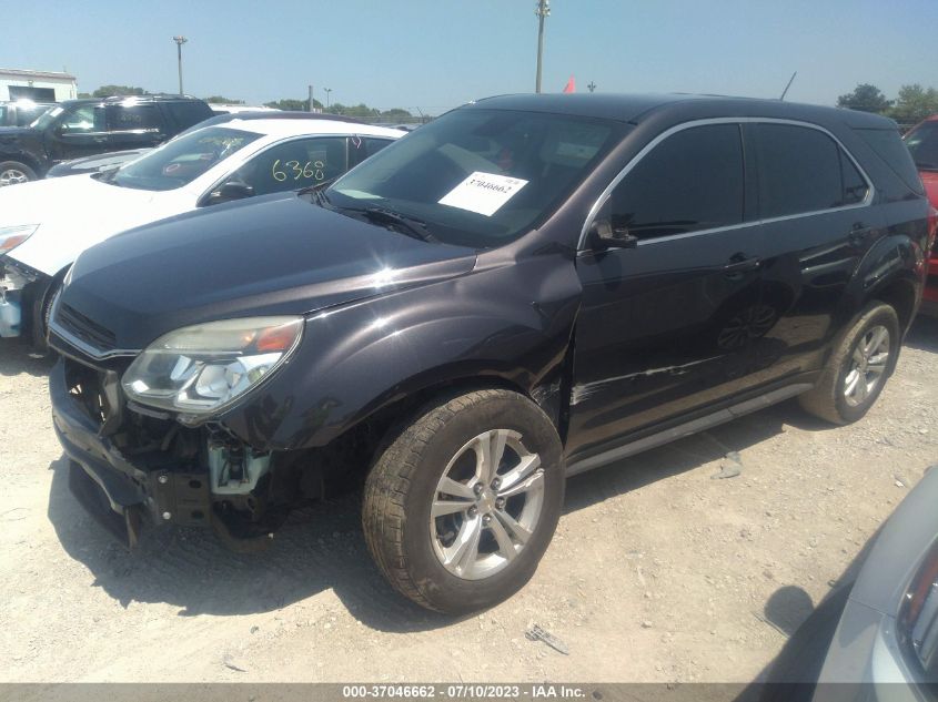 2016 CHEVROLET EQUINOX LS - 2GNALBEK8G6157639