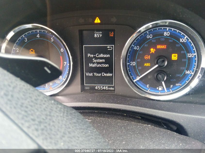 2017 TOYOTA COROLLA L/LE/XLE/SE - 2T1BURHE7HC781943