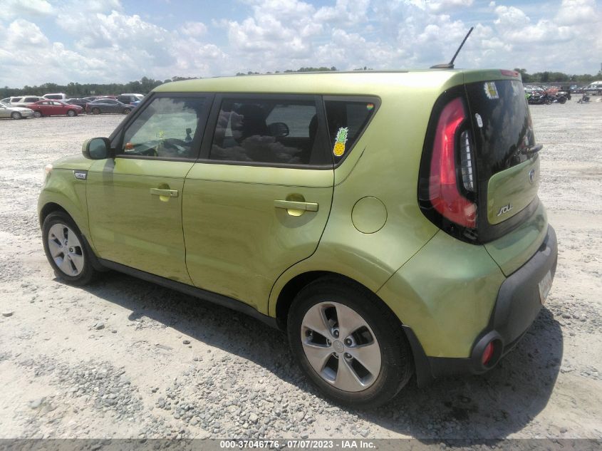 2015 KIA SOUL BASE - KNDJN2A25F7762600