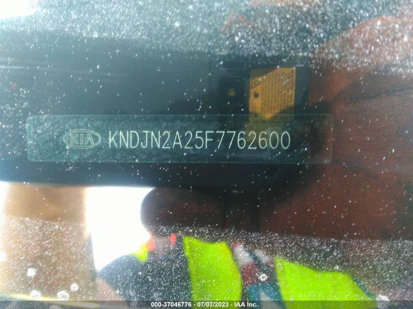 2015 KIA SOUL BASE - KNDJN2A25F7762600
