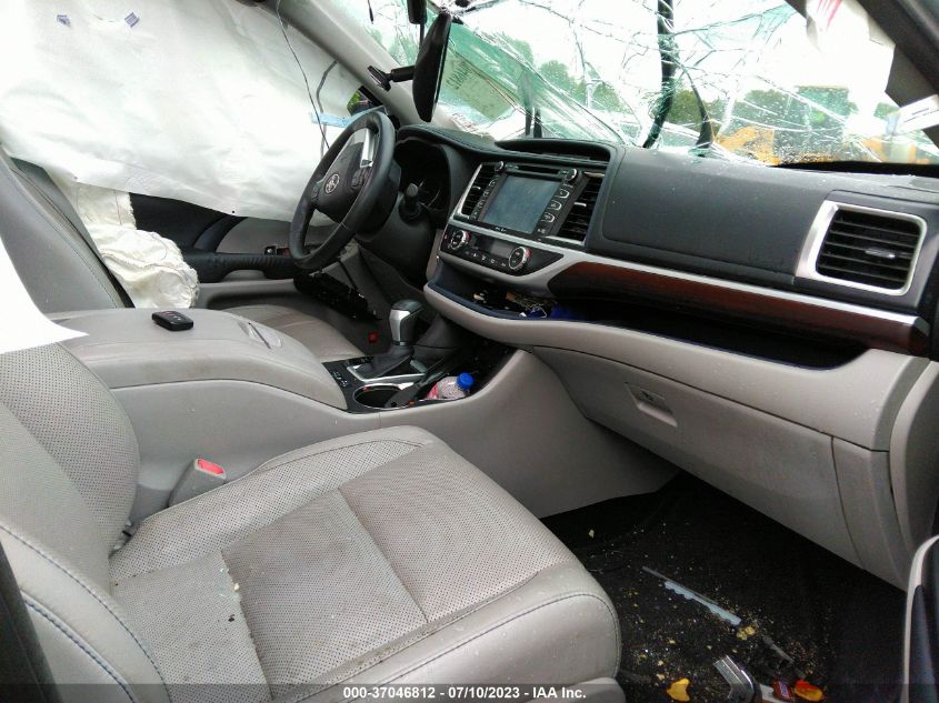 2014 TOYOTA HIGHLANDER HYBRID LIMITED - 5TDDCRFH5ES006715