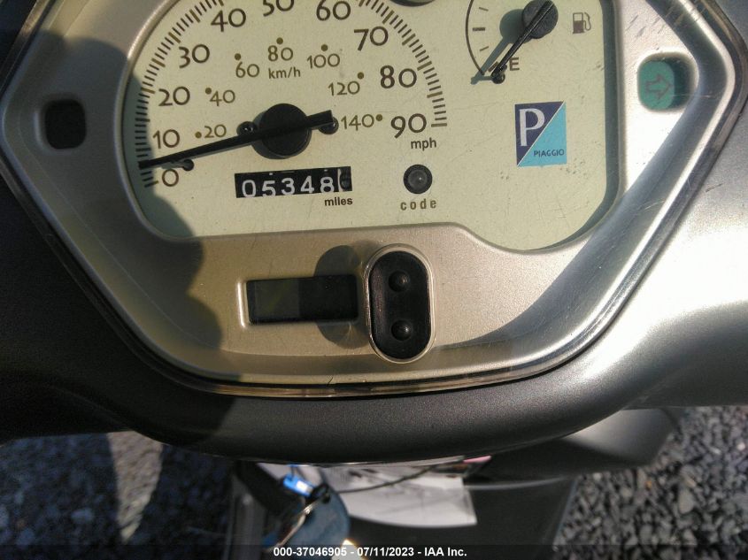 2010 VESPA LX 150 ZAPM448F1A5019276