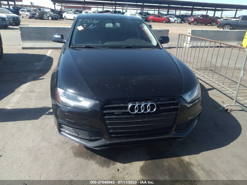 2014 AUDI A4 PREMIUM PLUS - WAUFFAFL6EN020731