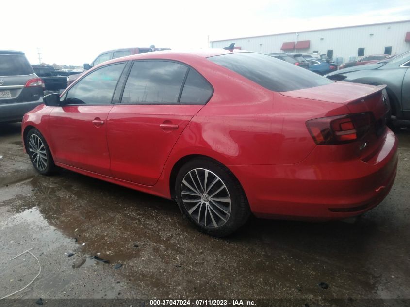 2016 VOLKSWAGEN JETTA SEDAN 1.8T SPORT - 3VWD17AJ9GM387411