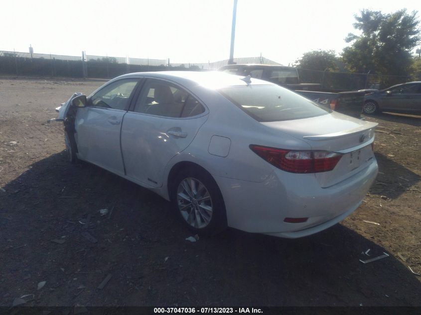 2013 LEXUS ES 300H HYBRID - JTHBW1GG1D2032870