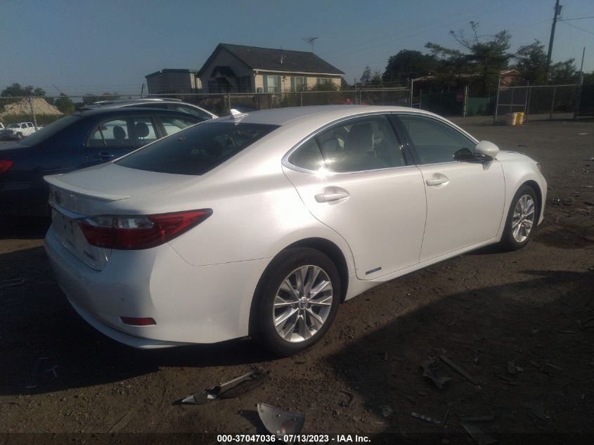 2013 LEXUS ES 300H HYBRID - JTHBW1GG1D2032870