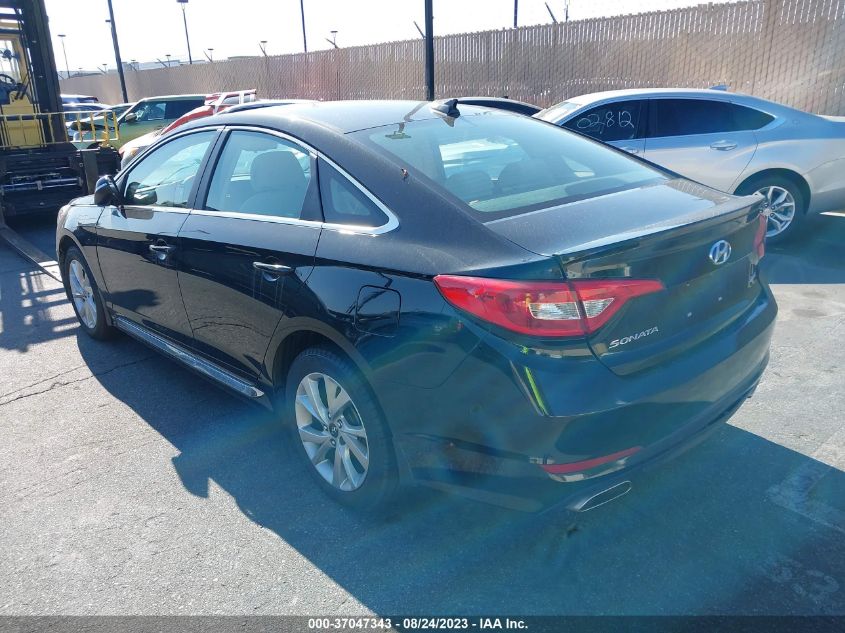 2017 HYUNDAI SONATA SPORT - 5NPE34AF7HH505197