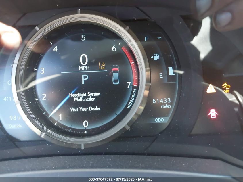 2019 LEXUS IS IS 300 - JTHBA1D2XK5091287