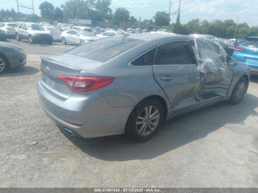 2016 HYUNDAI SONATA 2.4L SE - 5NPE24AF9GH386232