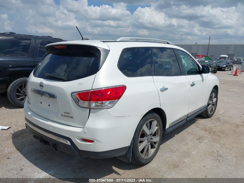 2014 NISSAN PATHFINDER PLATINUM - 5N1AR2MM5EC646333