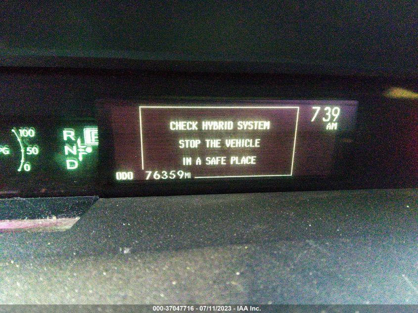 2013 TOYOTA PRIUS ONE/TWO/THREE/FOUR/FIVE - JTDKN3DU4D5636518