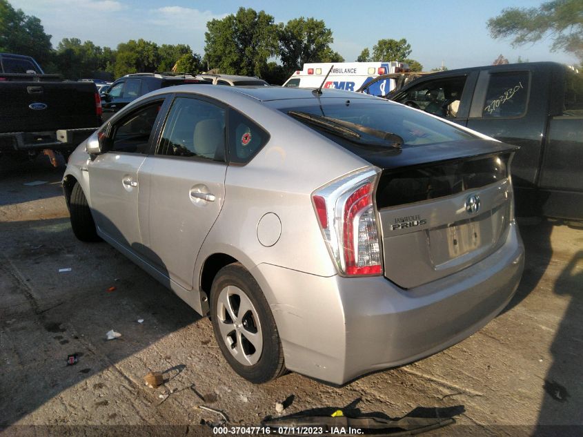2013 TOYOTA PRIUS ONE/TWO/THREE/FOUR/FIVE - JTDKN3DU4D5636518