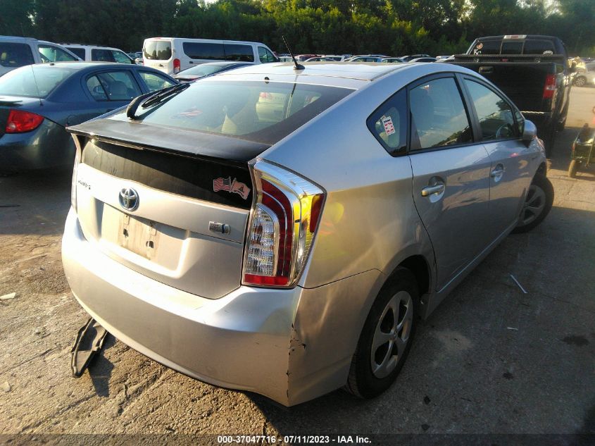 2013 TOYOTA PRIUS ONE/TWO/THREE/FOUR/FIVE - JTDKN3DU4D5636518