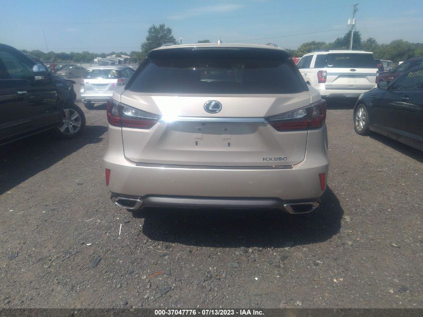 2017 LEXUS RX RX 350 - 2T2ZZMCA8HC052109