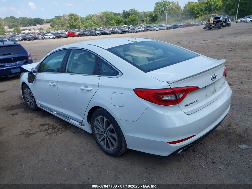 2015 HYUNDAI SONATA 2.4L SPORT - 5NPE34AF2FH067105