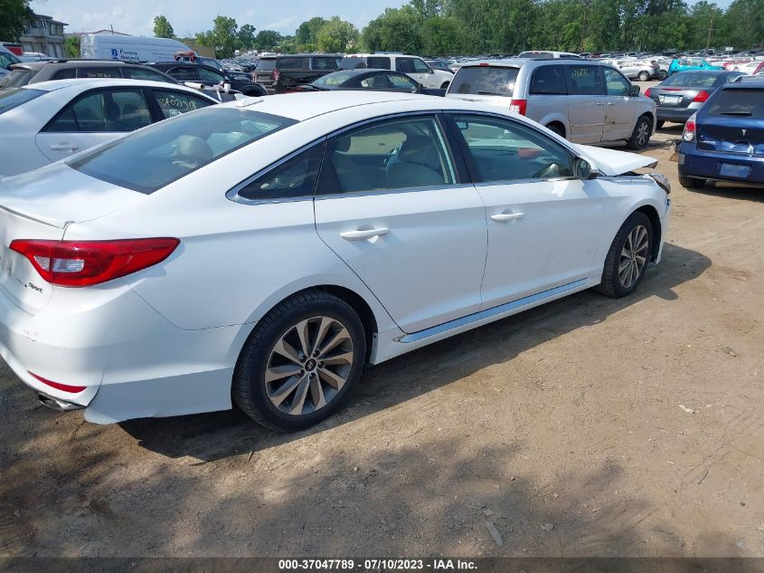 2015 HYUNDAI SONATA 2.4L SPORT - 5NPE34AF2FH067105