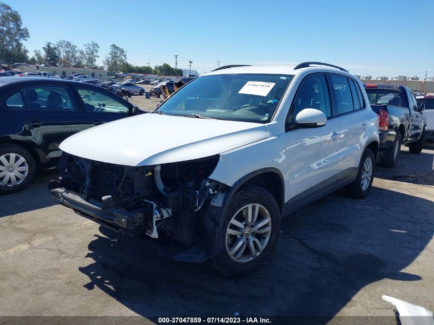 2017 VOLKSWAGEN TIGUAN - WVGAV7AX4HK028034